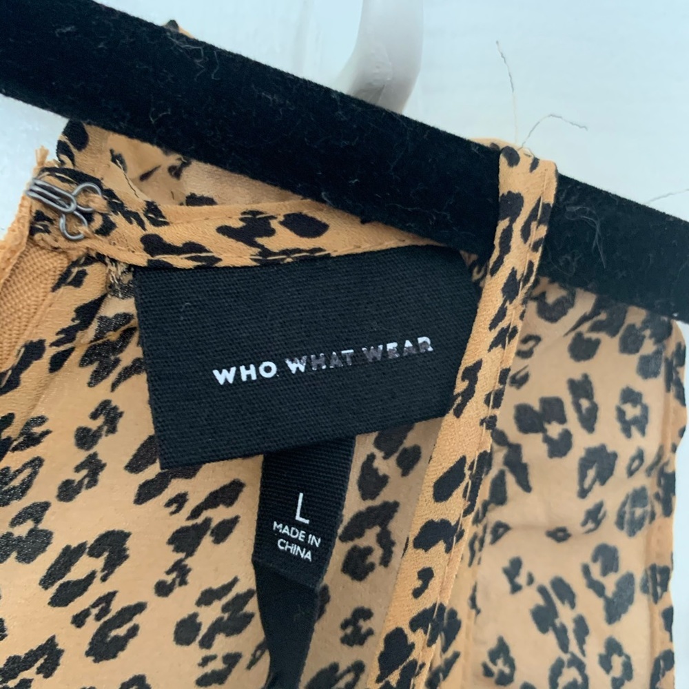 Leopard print halter midi dress - Picture 7 of 9